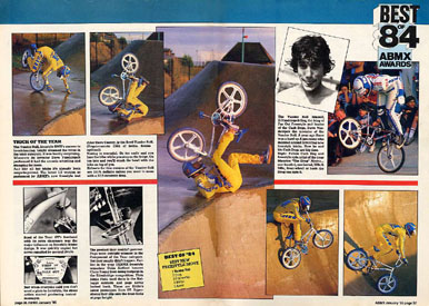 BMX Action Bike January 1985 Page 36-37