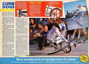 BMX Action Bike October 1984 Page 54-55